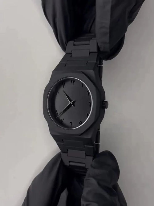 BLACK ARABIC AURA WATCH