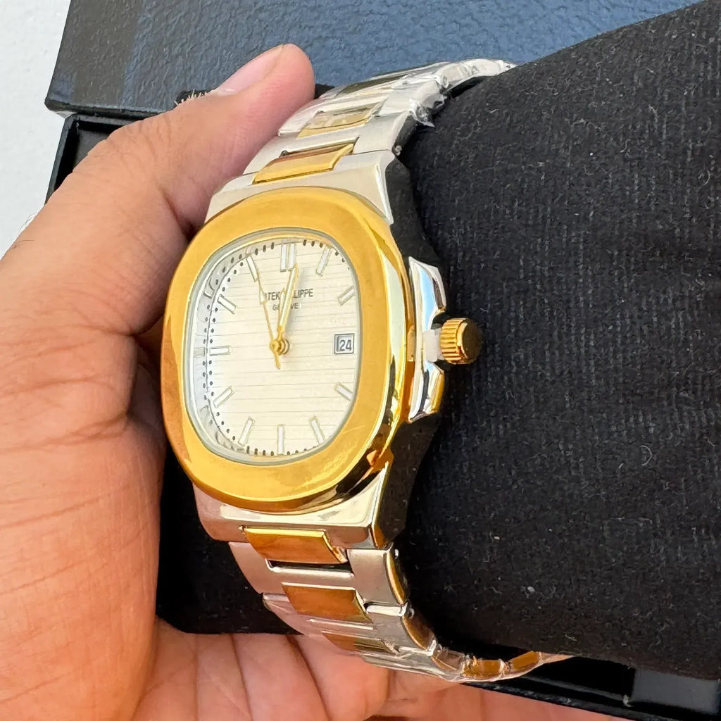 Patek Phillipe Natilus || Dual tone white dial